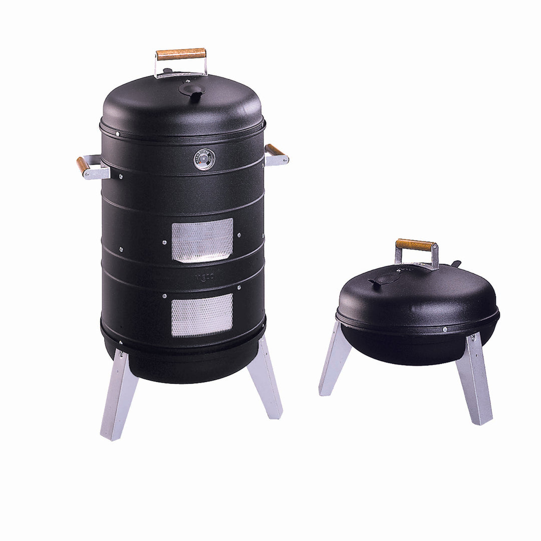 2 in 1 Charcoal Water Smoker