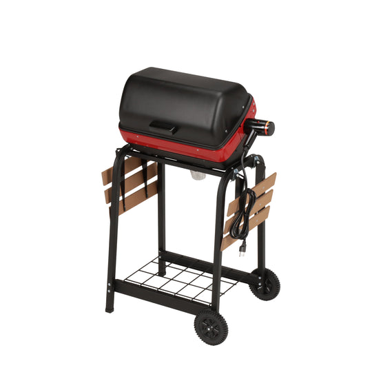 3-Zone Cart Electric Grill with Side Tables