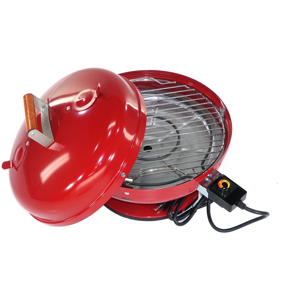 Americana Lock 'N Go Standard Portable Electric Grill – Red-Model