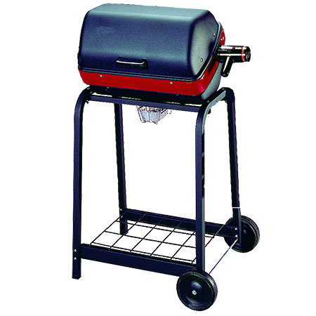 Americana Electric Cart Grill with Polymer Side Tables Wire Shelf and  Rotisserie-Model 9359U8.181 – MECO